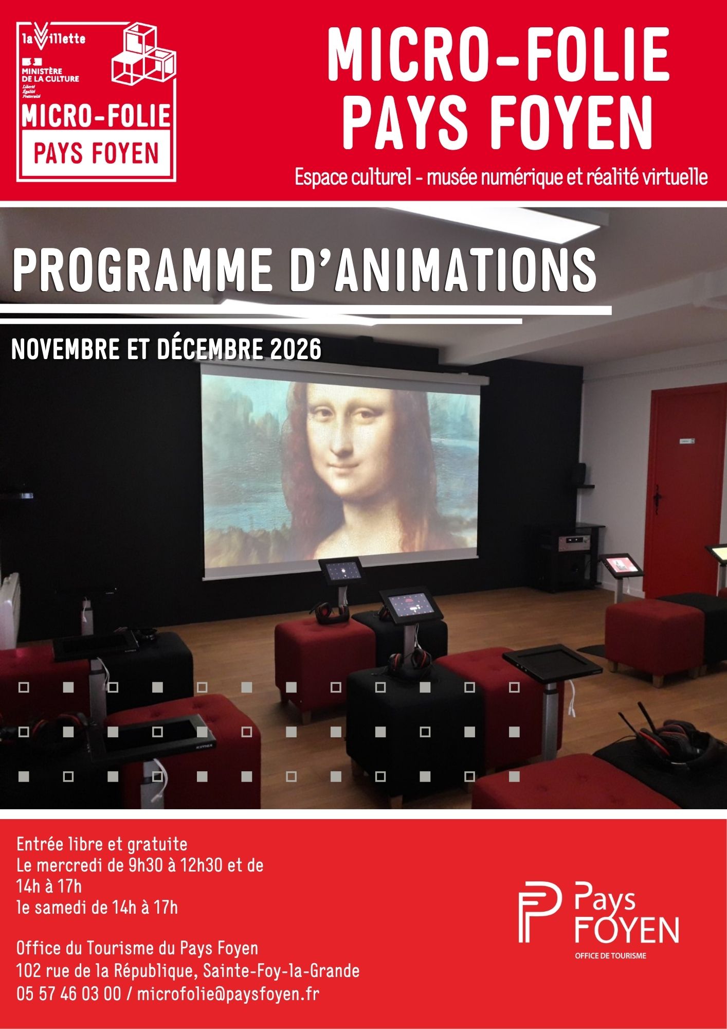 Programme novembre et décembre 2026