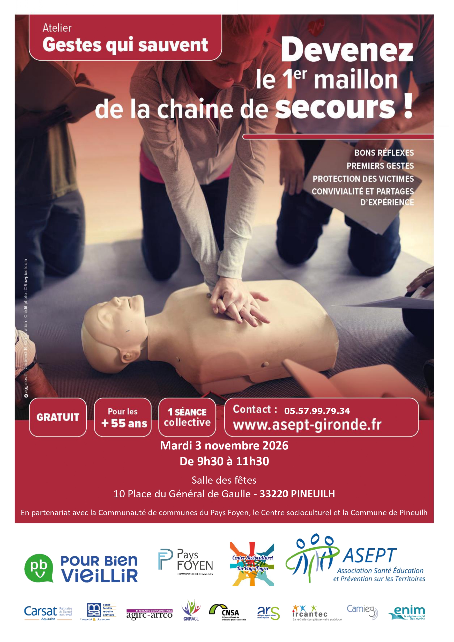 Gestes qui sauvent Pineuilh