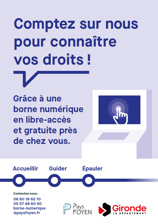 Plaquette d'information Bornes numérique - Pays Foyen