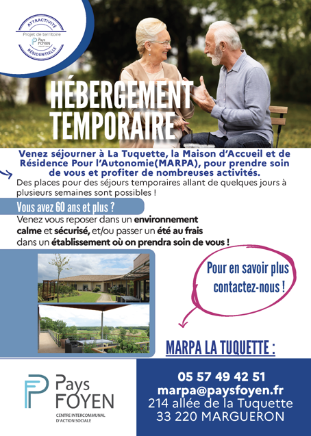 deux seniors discutent, des photos de la MARPA