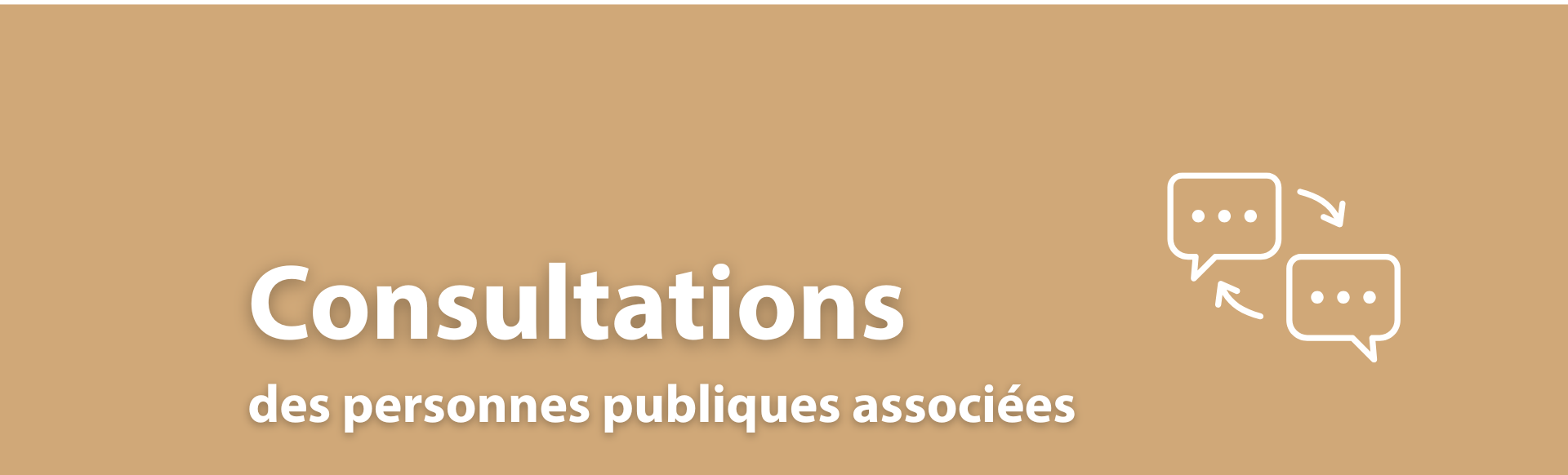 fond ocre et titre consultation personne publique