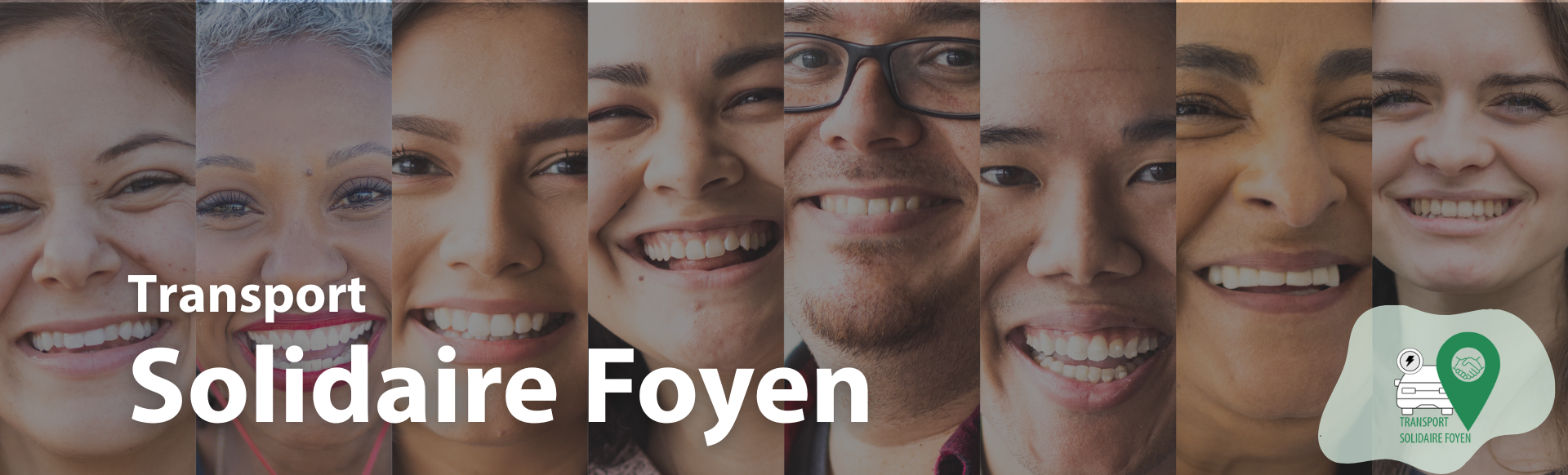 Des visages souriants de femmes et d'hommes de tous âges