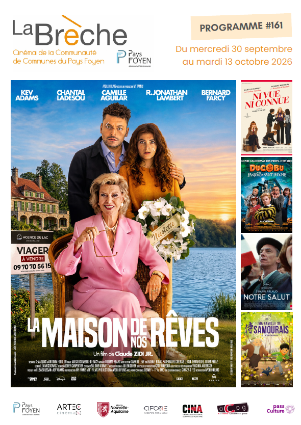 Programme ciné du 30/09/2026 au 13/10/2026