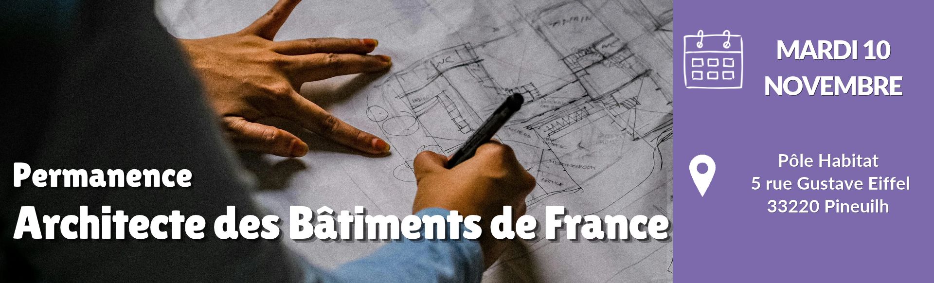 Image de présentation de Permanence de l'Architecte des Bâtiments de France
