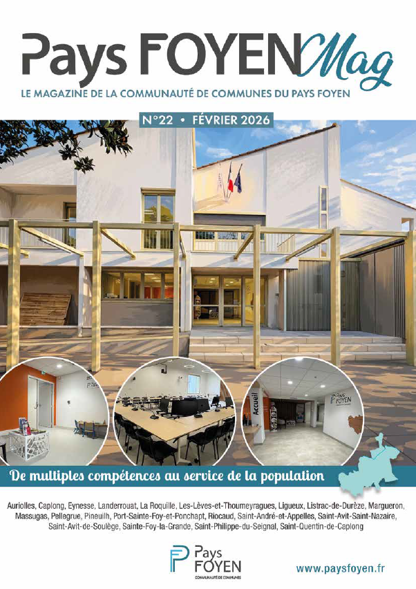 capture ecran de la couverture du dernier Pays Foyen Mag